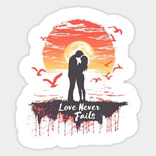 Love never Fails Sticker